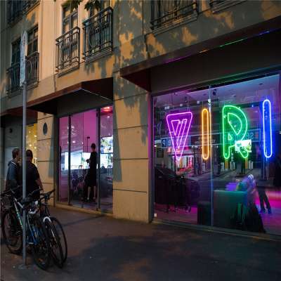 Rebow Good Review Brightness LED Lighting PVC Silicone Outdoor Store Shop dimmer LED Custom Lights letter Bar Neon Sign