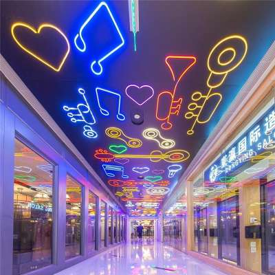 Rebow 5% OFF Small Mini Large OEM Customized Battery Powered Indoor Outdoor Advertising Logo LED Lighting Letters Neon Shop Sign